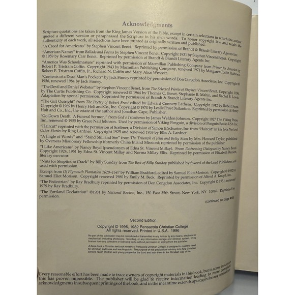 A Beka English 11 American And World Literature Vol 2 3 Student Books Homeschool - Picture 6 of 6